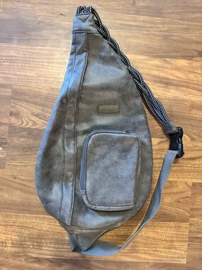 UNIONBAY Gray Perforated Sling Belt Bag